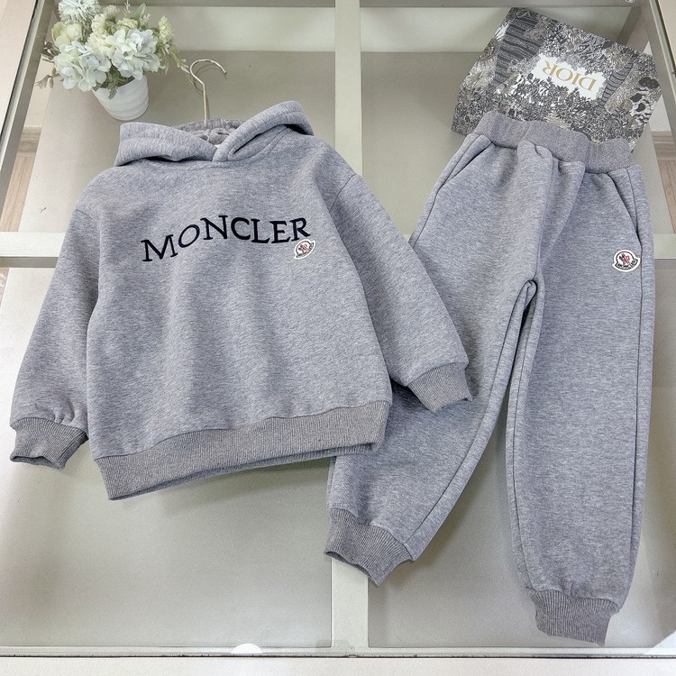 몽클레어 키즈 후드티 밴딩 팬츠 셋업