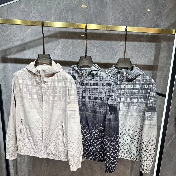 루이비통 맨즈 모노그램 후드 바람막이 집업