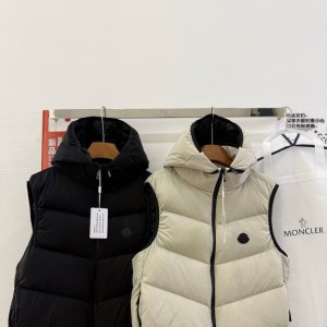 몽클레어 맨즈 후드 조끼 패딩