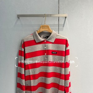 [고퀄] 미우미우 오버사이즈 카라 티셔츠