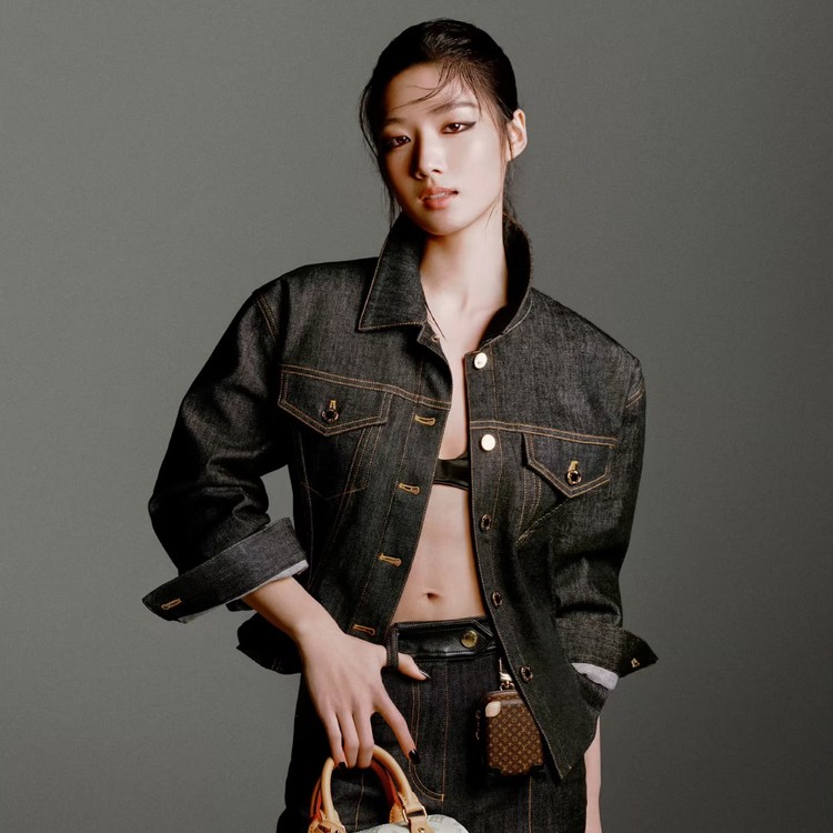 루이비통 데님 자켓 팬츠 셋업