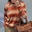 미우미우 스트라이프 긴팔 티셔츠