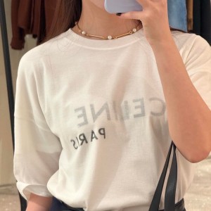 [고퀄] 셀린느 레터링 반팔 티셔츠