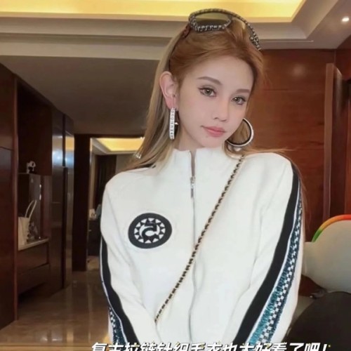 [고퀄]샤넬 5 로고 집업