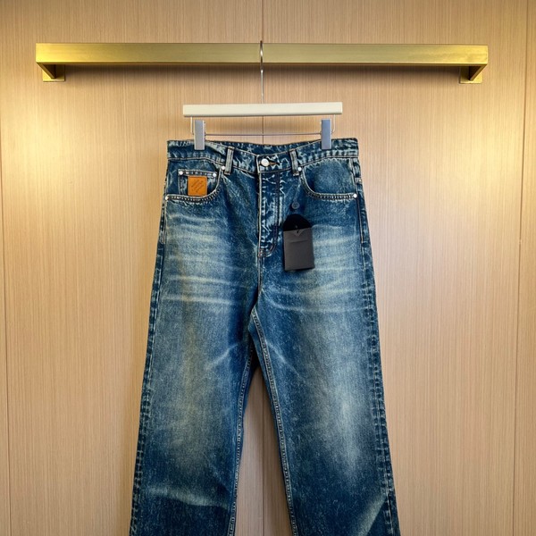 루이비통 맨즈 워싱 데님 팬츠