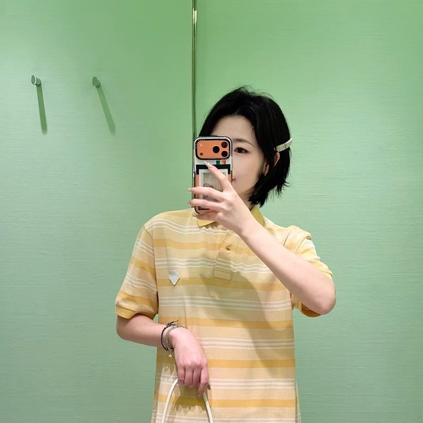 [고퀄] 프라다 폴로 카라 원피스