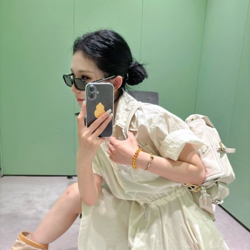[고퀄] 프라다 셔츠 밴딩 원피스